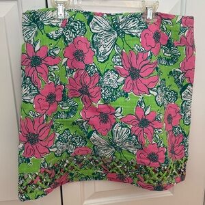 🌸Lilly Pulitzer EUC Roslyn Lattice Skirt Women’s 10